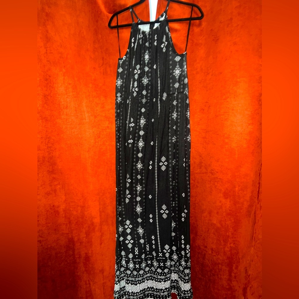 Skies are blue maxi dress